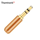 10 шт.лот мини джек 3,5 мм 4 полюса штекер алюминиевый корпус стерео 4Pin 3,5 разъем провода Heaphone разъем для наушников