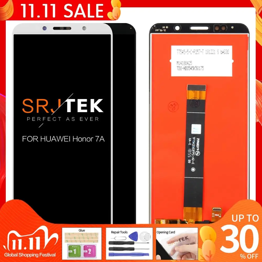 Для Huawei Honor 7A ЖК дисплей сенсорный экран дигитайзер для фотоаппаратов
