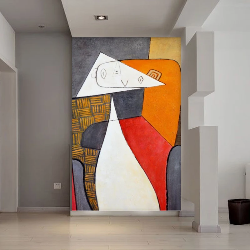 Абстрактный современный минималистичный дизайн на заказ для гостиной спальни
