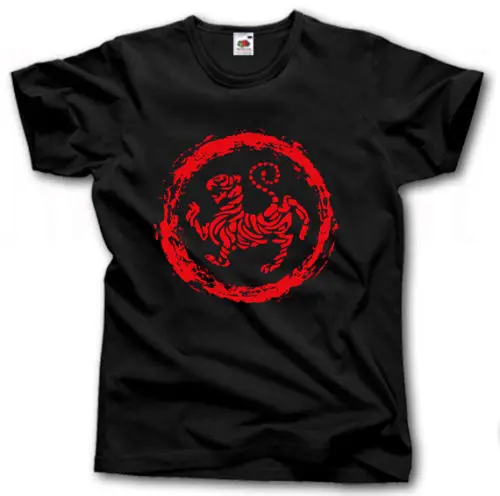 Футболка Shotokan Tiger классная Повседневная футболка для мужчин модная унисекс с
