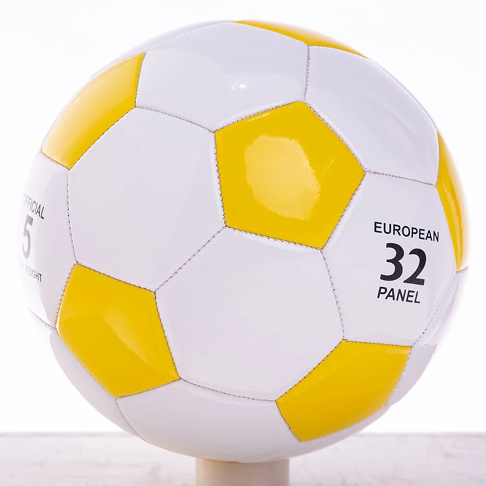 Classic Size 4 5 Faux Leather Wearproof Football Soccer Goal Team Match Training Ball for Student Children Adult | Спорт и