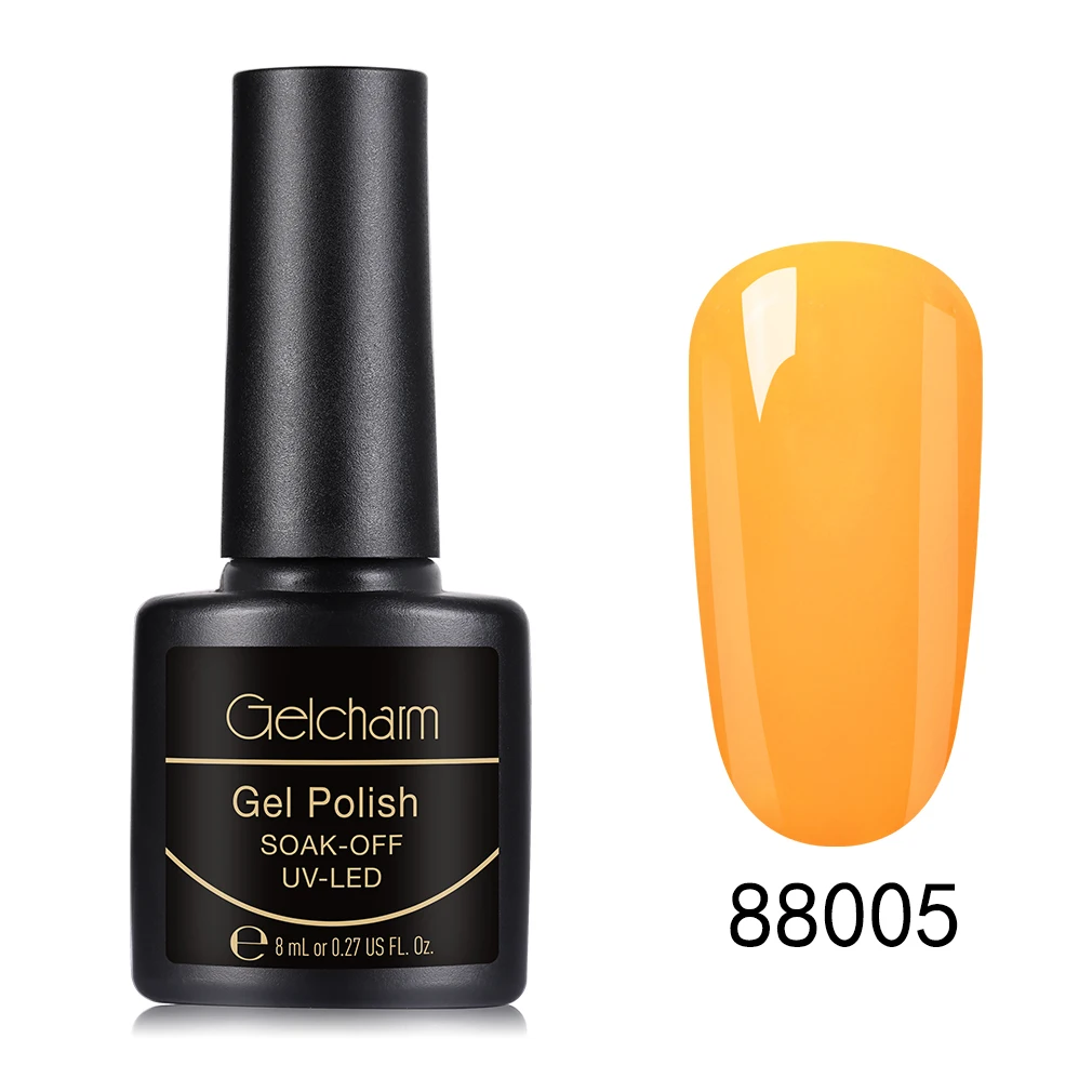 88005 Gelcharm 8 мл сменная серия Гель-лак для ногтей УФ светодиодный отмачиваемый лак для ногтей Блеск для ногтей салон маникюрный лак - Цвет: 88005