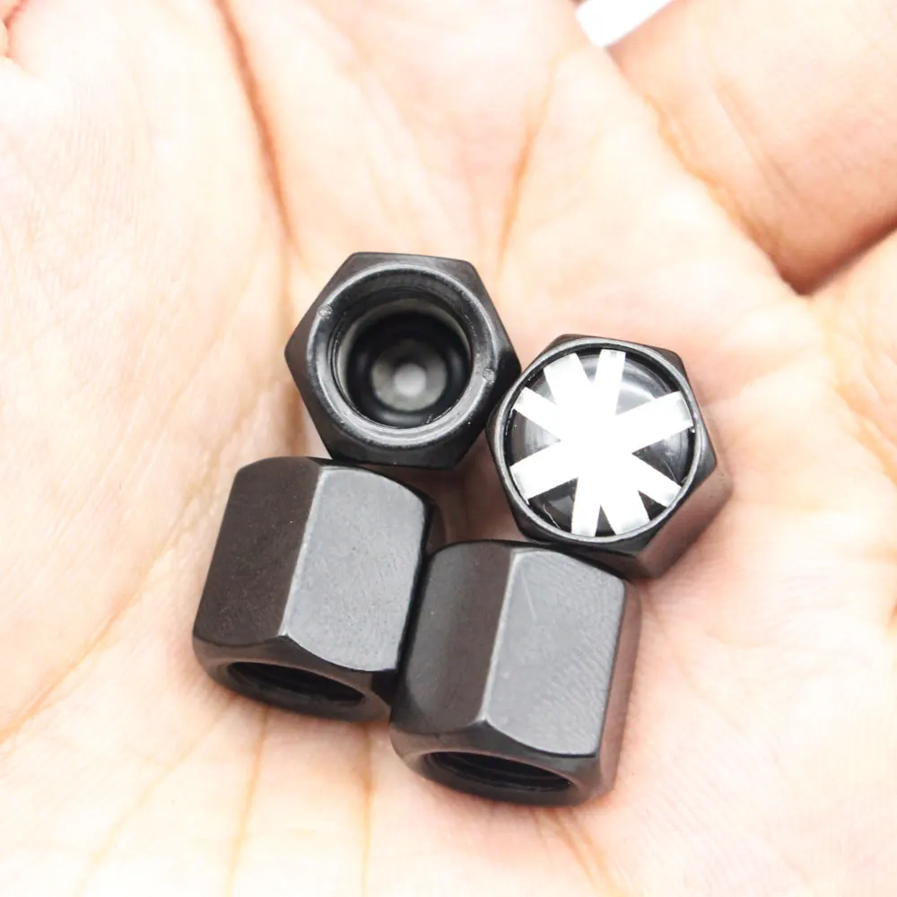 4 Pcs/Set Zinc Alloy England Flag Style Tire Valve Stem Cap Wheel Air Caps for Auto Cars | Автомобили и мотоциклы