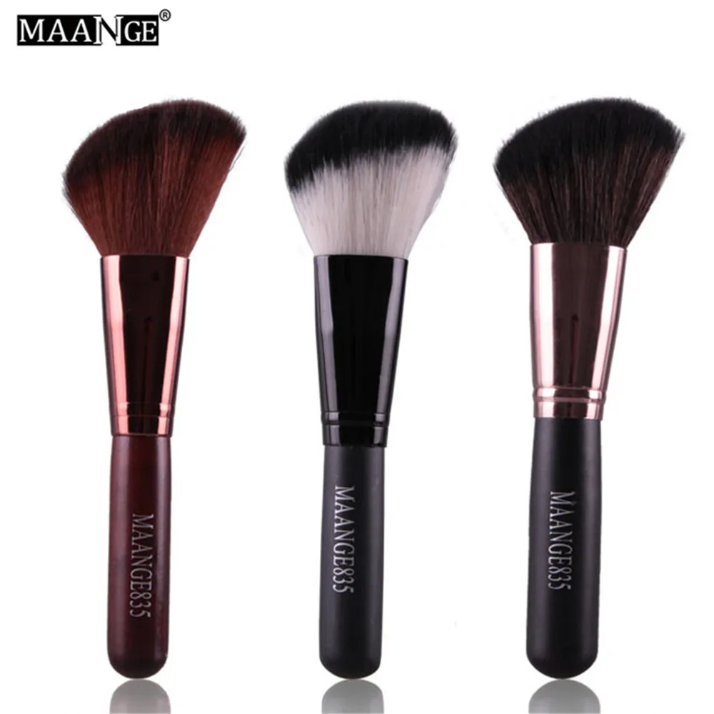 MAANGE 1 шт. круглая угловая верхняя Кисть для макияжа мощная основа румяна консилер