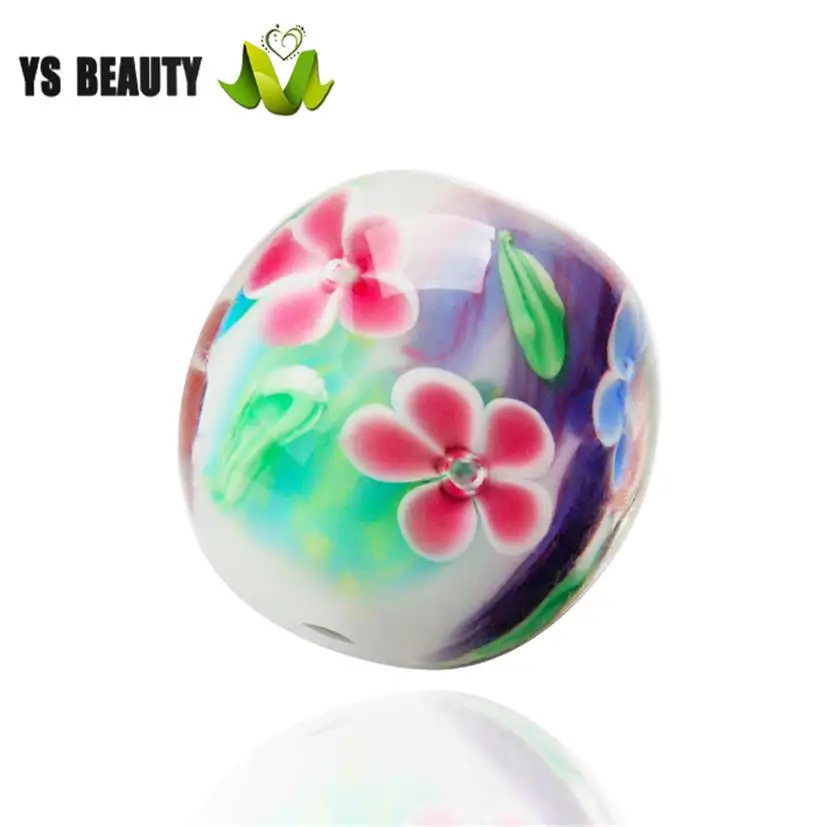 Лампа из цветных стеклянных бусин в форме ягненка голубого неба белого облака