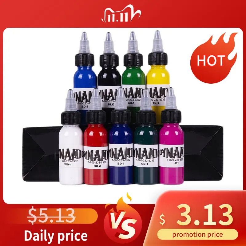 

7Colors 30ml DIY Tattoo Pigment Practice Tattoo Ink Black Tattoo Ink Pigment Professional Body Art Tattoo Pigment Tattoo Ink