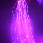 50 шт. X 1 мм X 2 м сверкающий светящийся PMMA Пластиковый волоконно-оптический кабель для украшения светильника Бесплатная доставка