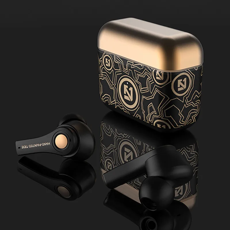 

TWS 5.0 Bluetooth Earphones Graffiti Charging Box With Microphone Stereo Headset In-Ear Touch Control Wireless Headphone