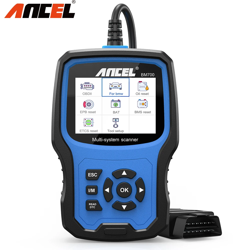 Диагностический сканер ANCEL BM700 OBD2 автомобильный диагностический прибор для