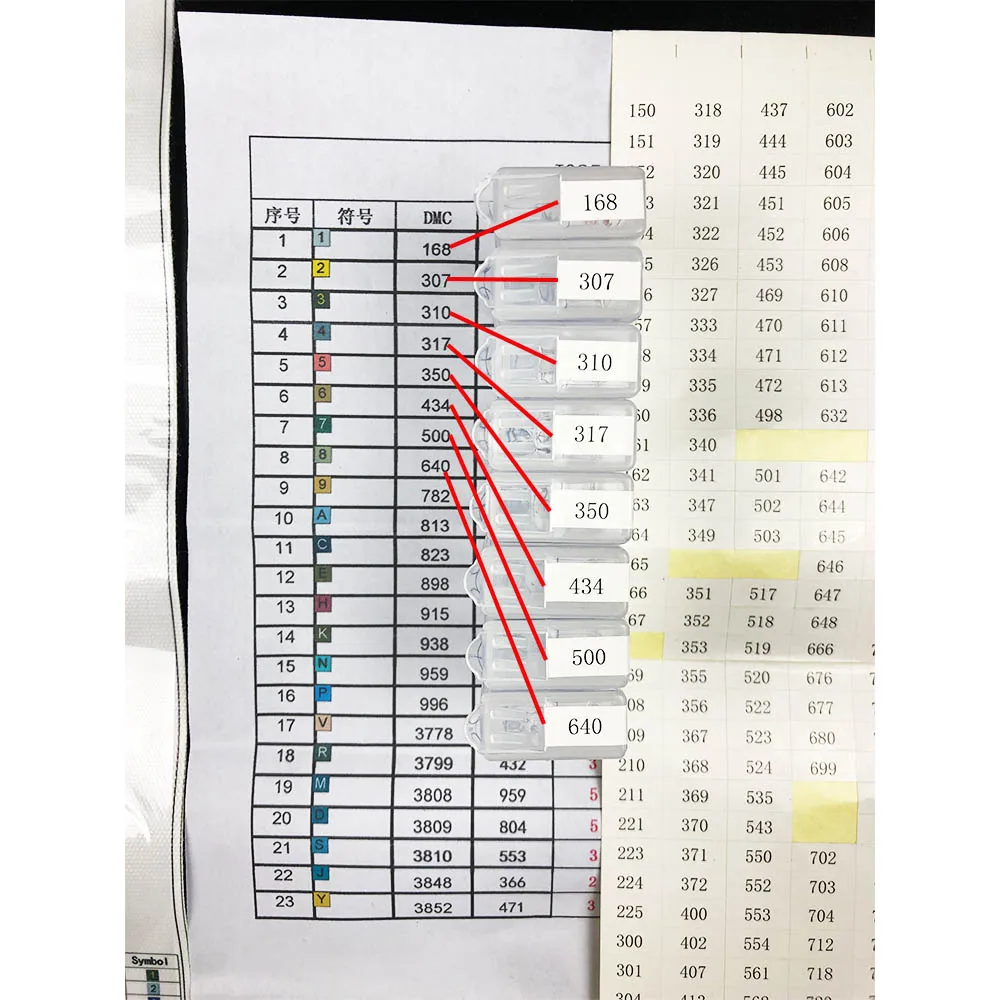 546 сетки инструменты для вышивки картин со стразами этикетка наклейки алмазов