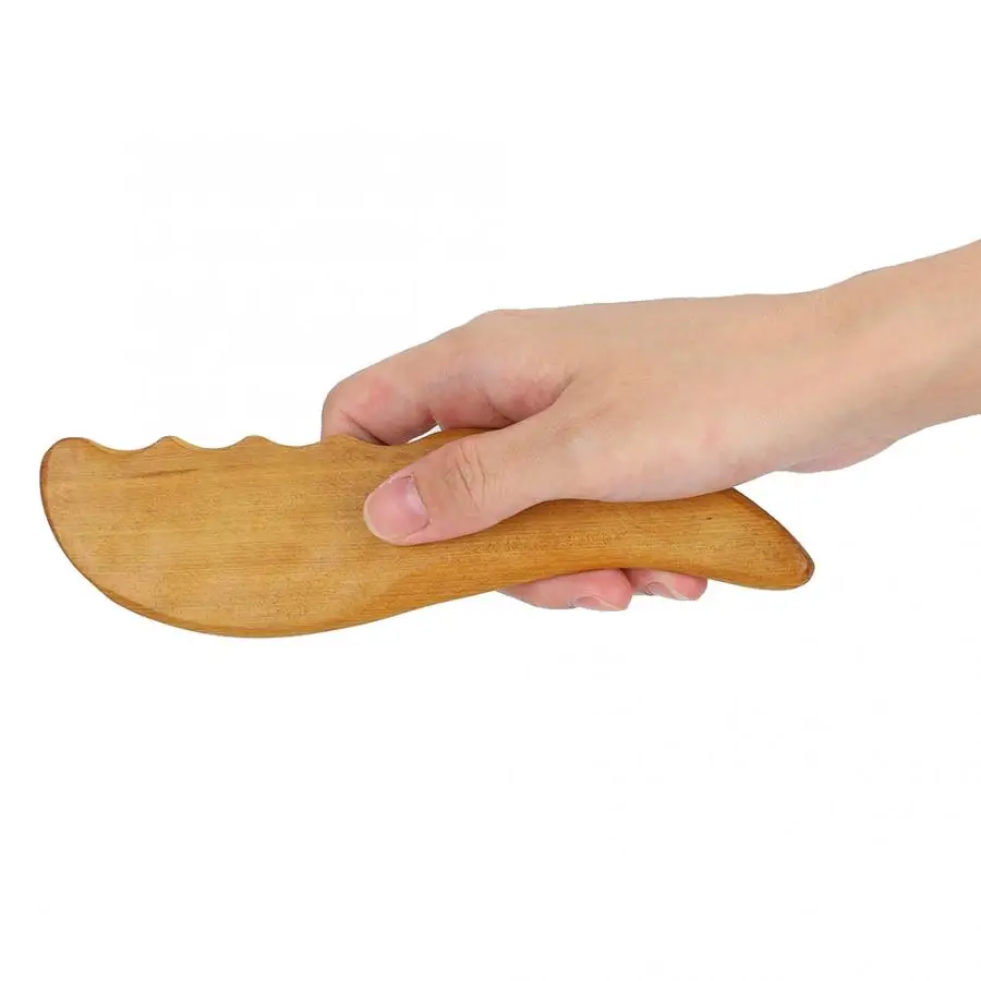 Деревянная соскабливающая доска для массажа лица шеи облегчения мышечной боли Gua