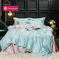 sondeson noble 100 silk beauty healthy bedding set 25 momme silk duvet cover set bed linens set pillowcase 4pcs free shipping