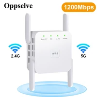 5g wireless wifi repeater 1200mbps router wifi extender long range booster wi fi signal amplifier 5ghz wi fi internet repiter