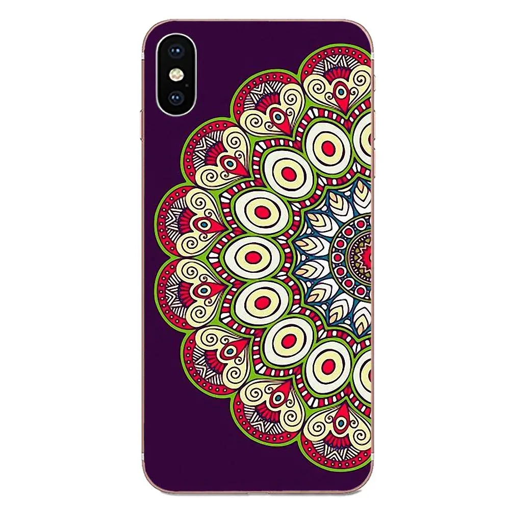 Термополиуретановый чехол с кружевом изображением цветка мандалы Цветочный