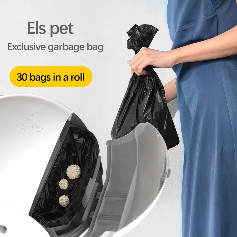 Of  Dedicated Garbage Bag Special Pet Cat Toilet Poop Bag 5 Roll &30 Bags/roll Cat Bedpan Bags Pet Supplies