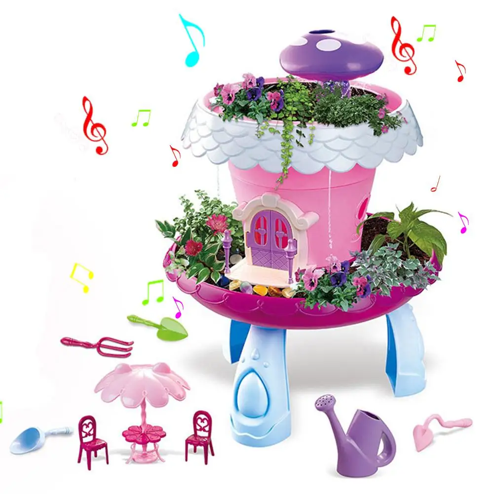 

Kids Gardening Toy Set Safe Multifunctional Pretend Play Kit Educational Toy For Children Boys Girls
