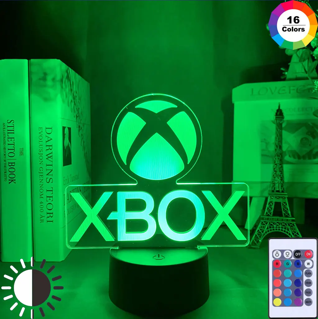 Игра XBOX Домашняя игра лучший подарок для мальчика светодиодный ночсветильник USB