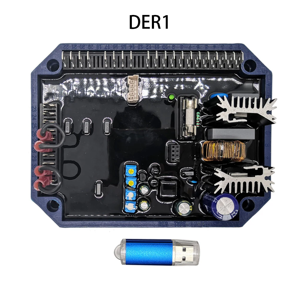 Цифровой автоматический регулятор напряжения AVR DER1 для генераторов Mecc Alte kubota 220V