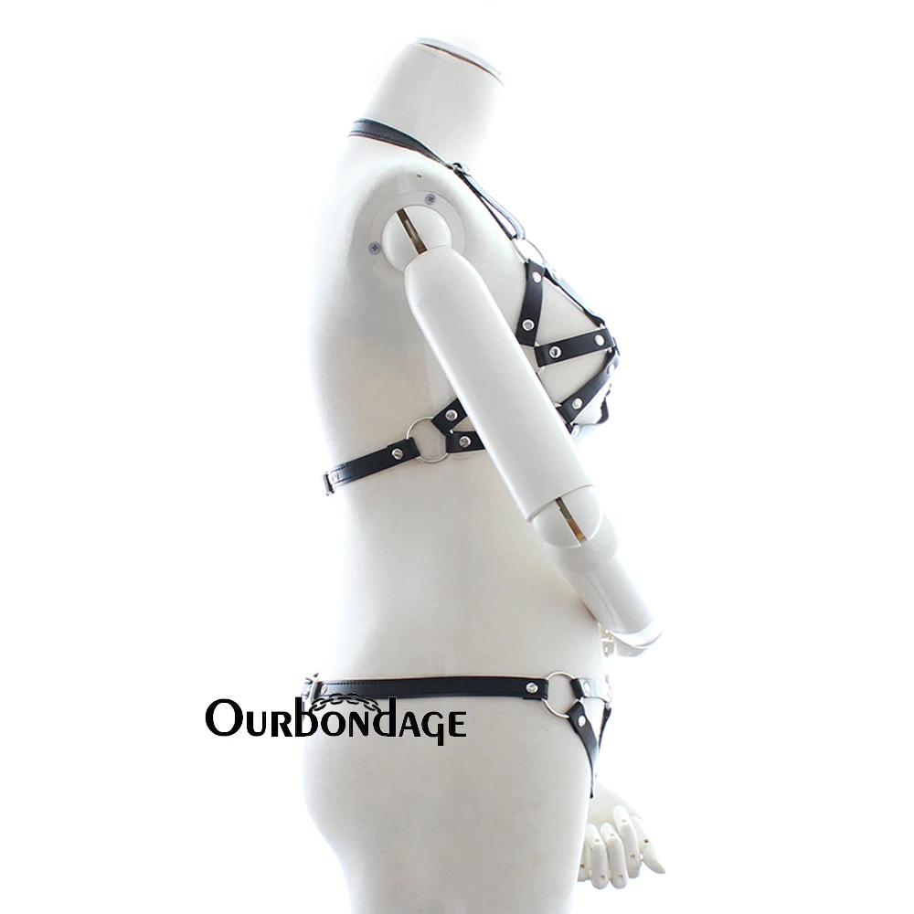 Ourbondage женские туфли для повседневной носки из искусственной кожаный ремень