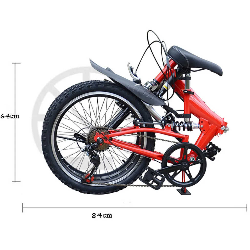 20 дюймов 5 цветов легкий мини складной велосипед маленький портативный для