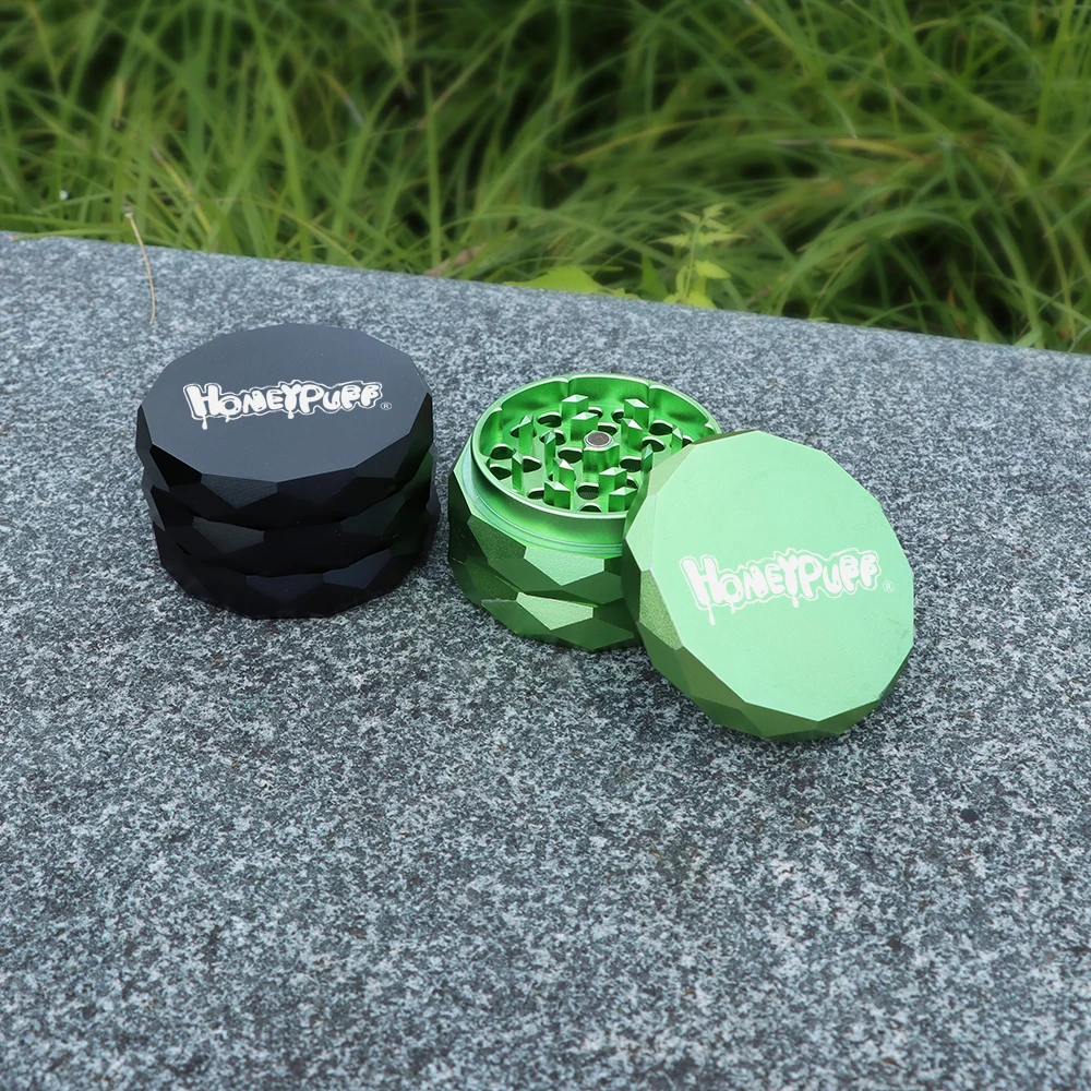 

63MM 4-Layers Grinder for Smoking Weed Aircraft Aluminum Tobacco Shredder Herbal Grinders Spice Crusher Portable Manual Mills