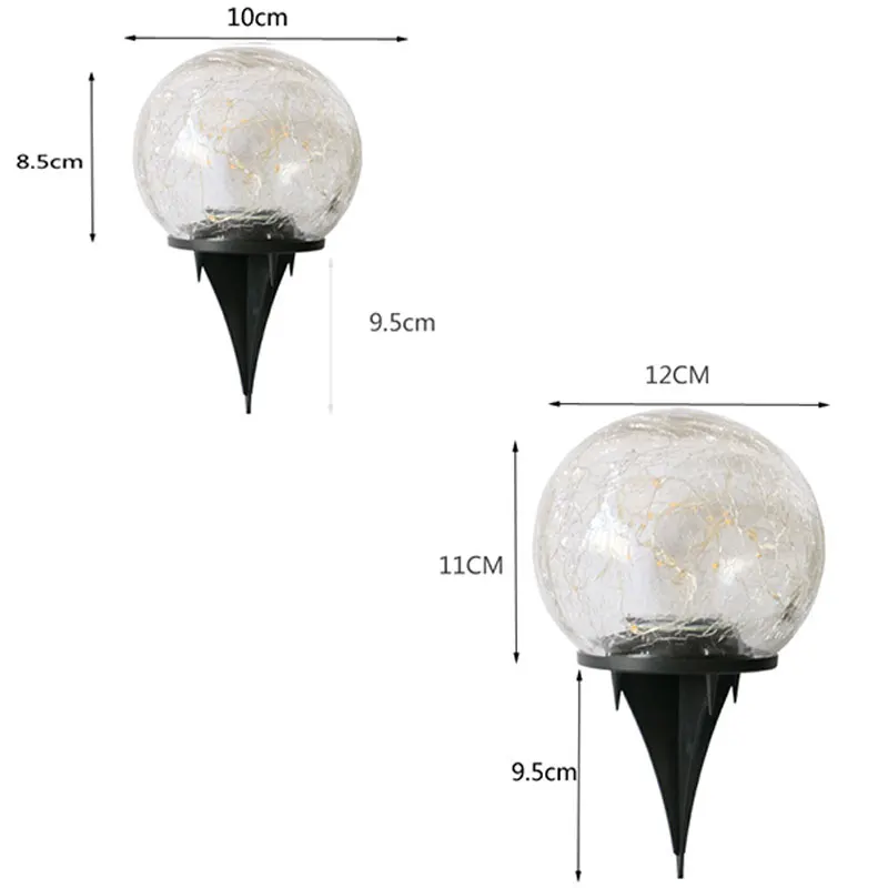 Светодиодный светильник на солнечной батарее водонепроницаемый садовый фонарь