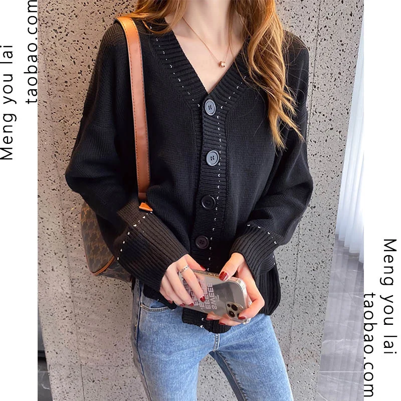 

Свитер женский осенний трикотажный, теплый, однотонный