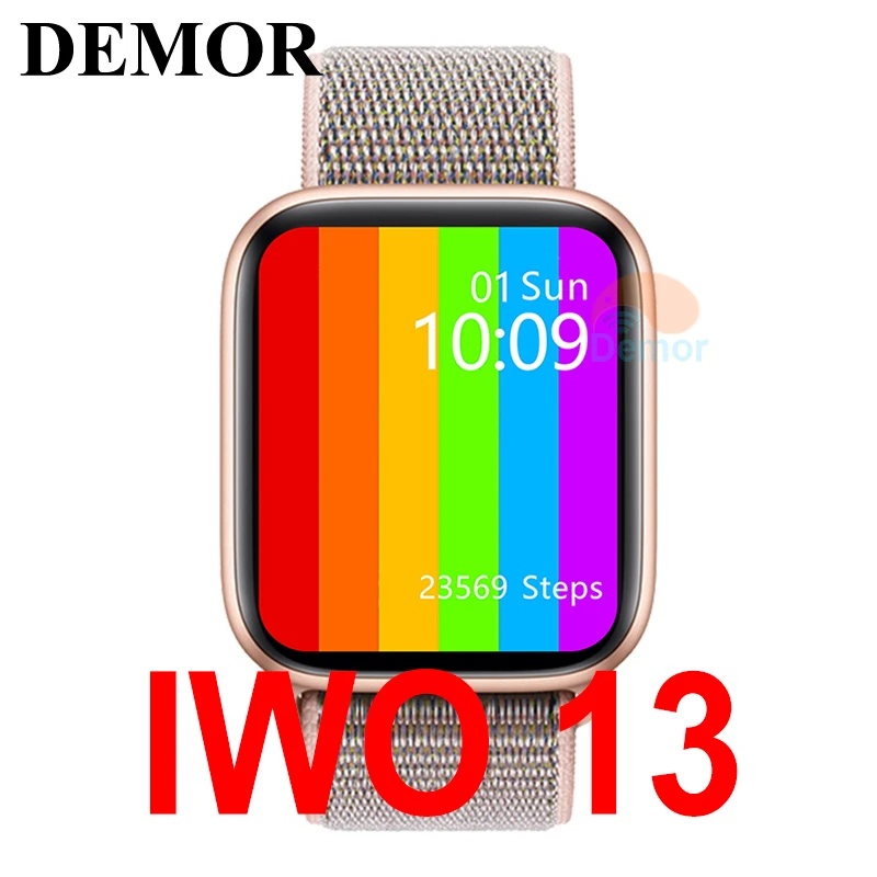 2021 Смарт-часы DEMOR IWO 13 Pro Series 6 40 мм 44 пульсометр IWO13 W56 для мужчин женщин Huawei Xiaomi Android |