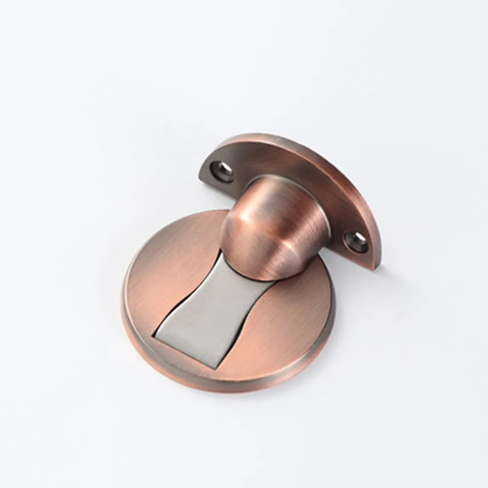 

Door Stop Magnetic 50mm Base Diameter Stainless Steel Door Stopper Concealed Door Holders With 2*Nails