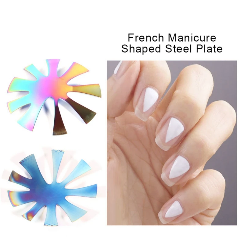 

Stainless Steel Manicure Crafts Template Manicure Art Nails Manicure Tools Manicure Plastic Steel Plate Model Crystal
