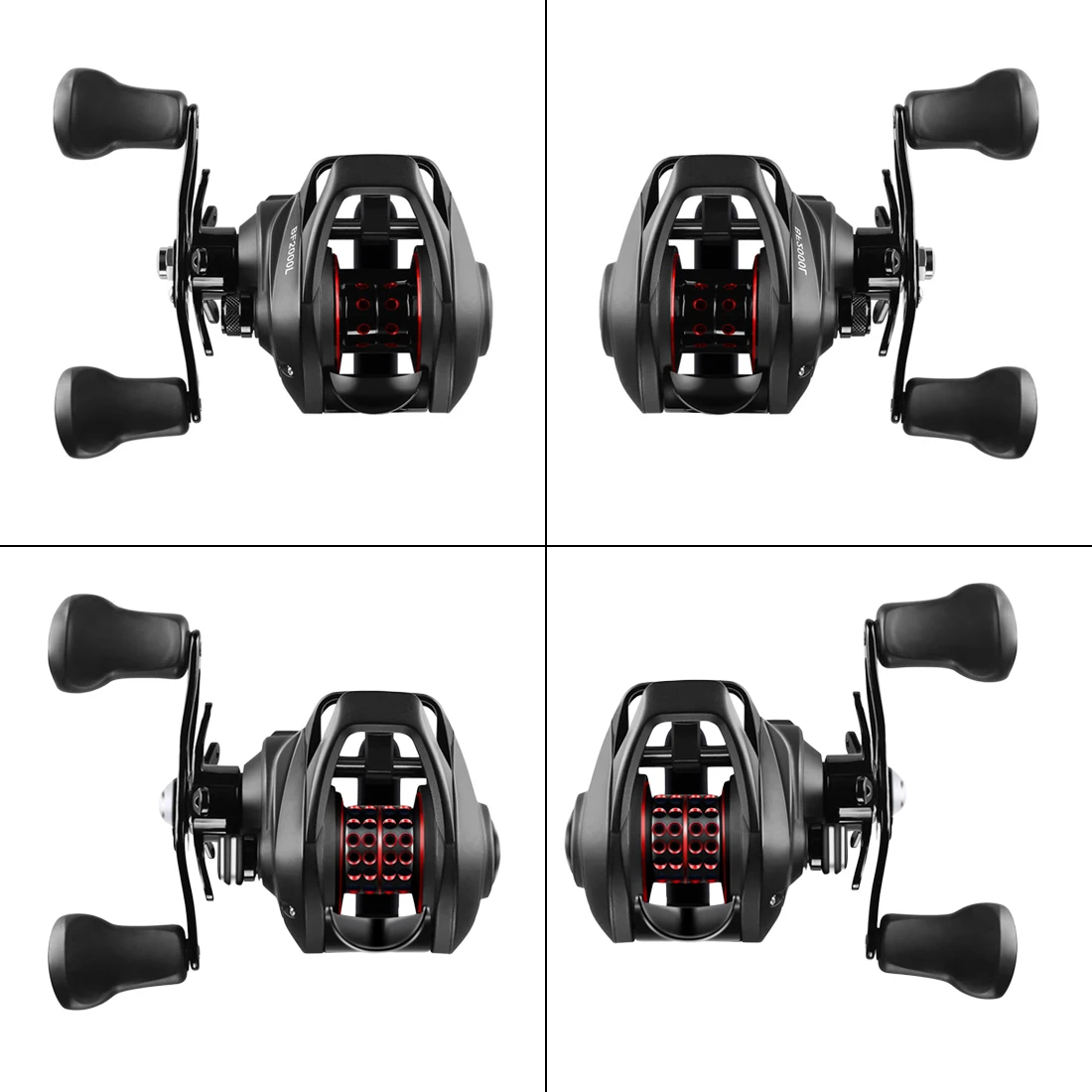 

7.2:1/12+1Bearing Fishing Reel Right/Left Hand Gear Ratio Fishing Reel With Magnetic Brake System Fishing Accessories High Speed
