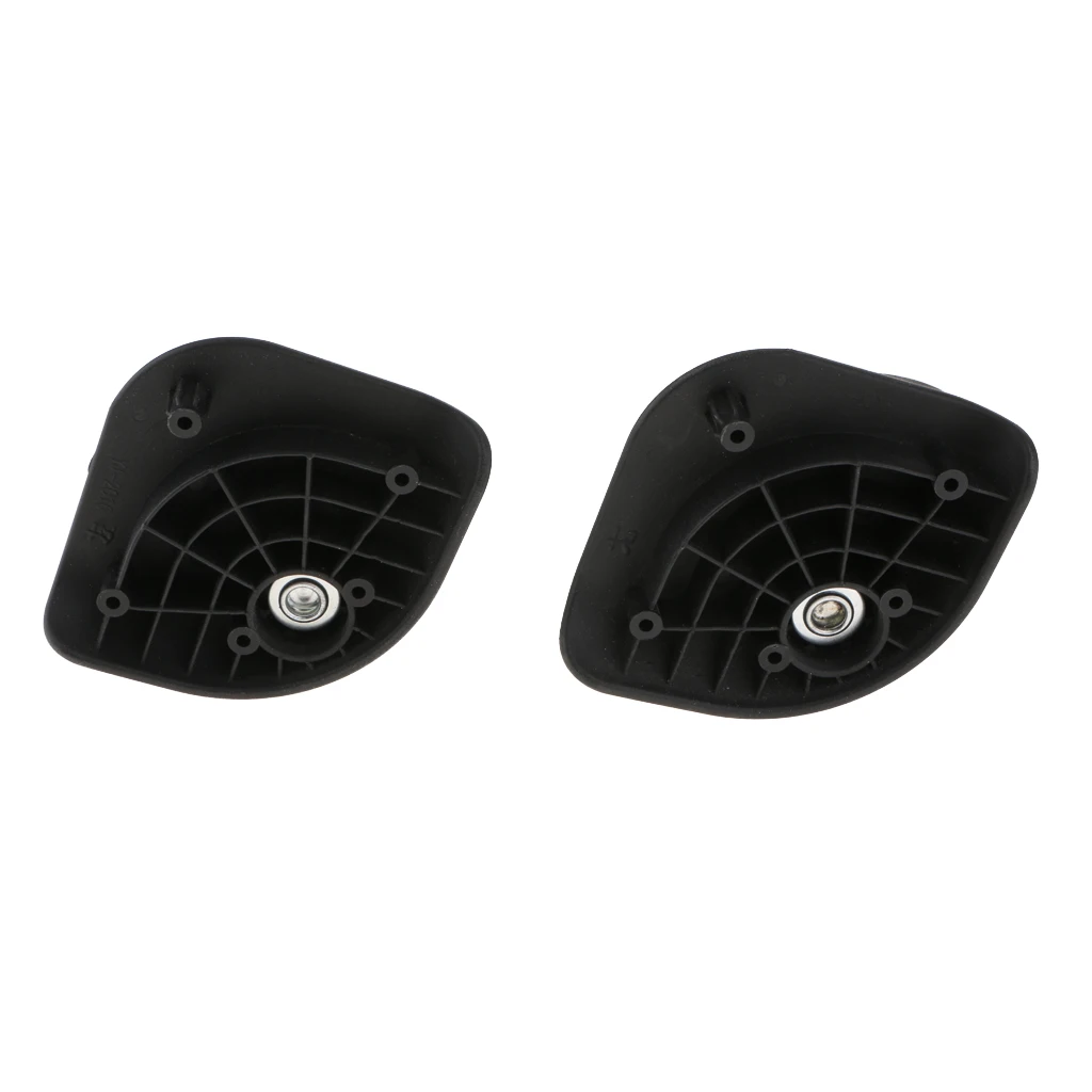 Пластиковые левые и правые чемоданы для багажа 2 упаковки колеса поворотные