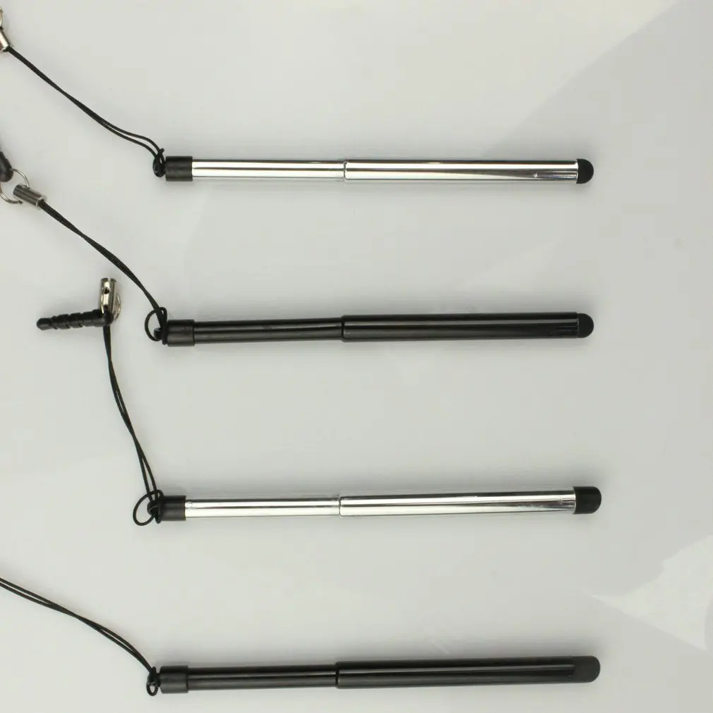 

Retractable Universal Touch Screen Pen Capacitive Stylus Pen For Smart Phone Tablet For iPad Point Round Thin Tip.