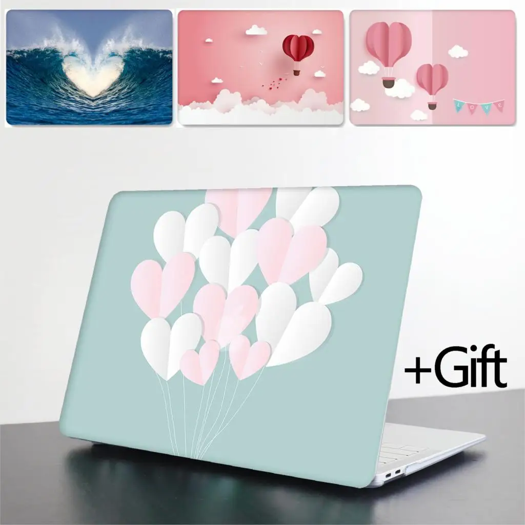 2019 6D чехол для ноутбука с принтом MacBook Air 13 Pro Retina 11 12 15 Сменный Чехол сенсорной