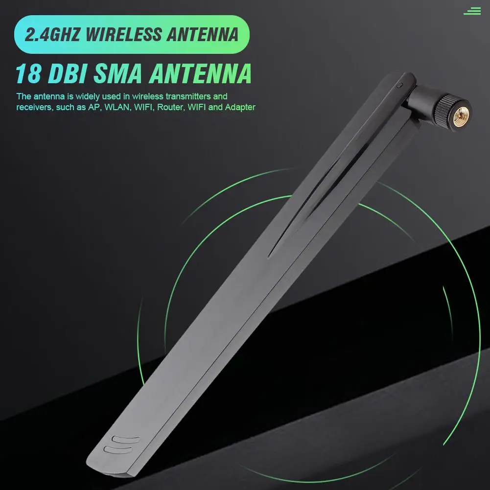 2 4 GHz Беспроводная антенна SMA мужской разъем Усилитель универсальный 18 dbi