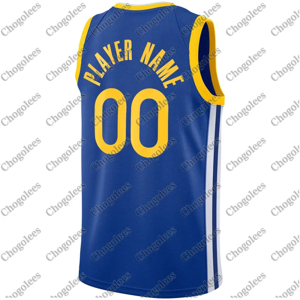 

Men Basketball Jersey Golden State 202021 Swingman Custom Jersey Royal Icon Edition