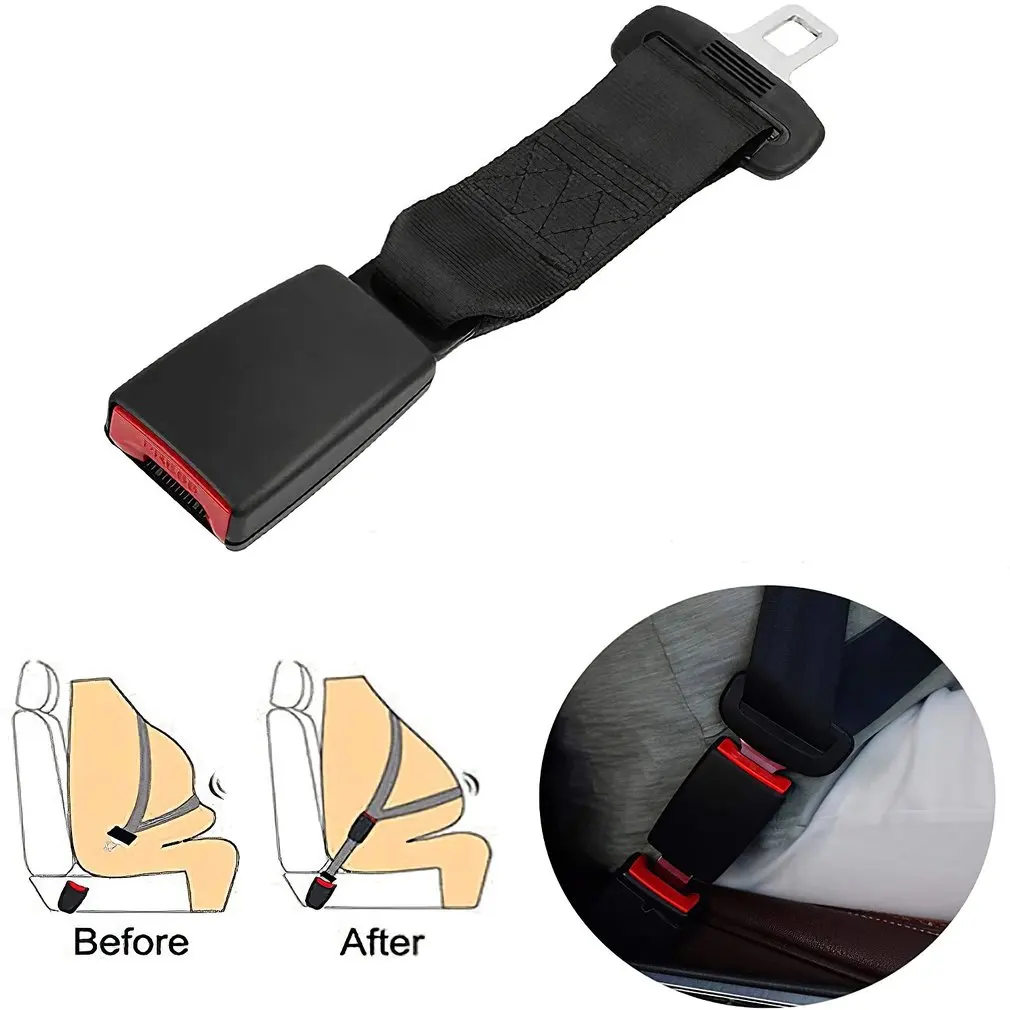 

Universal Seat Belt Cover Car Safety Belt Extender 23cm Seat Belt Extension Plug Buckle Seatbelt Clip Auto Accessories