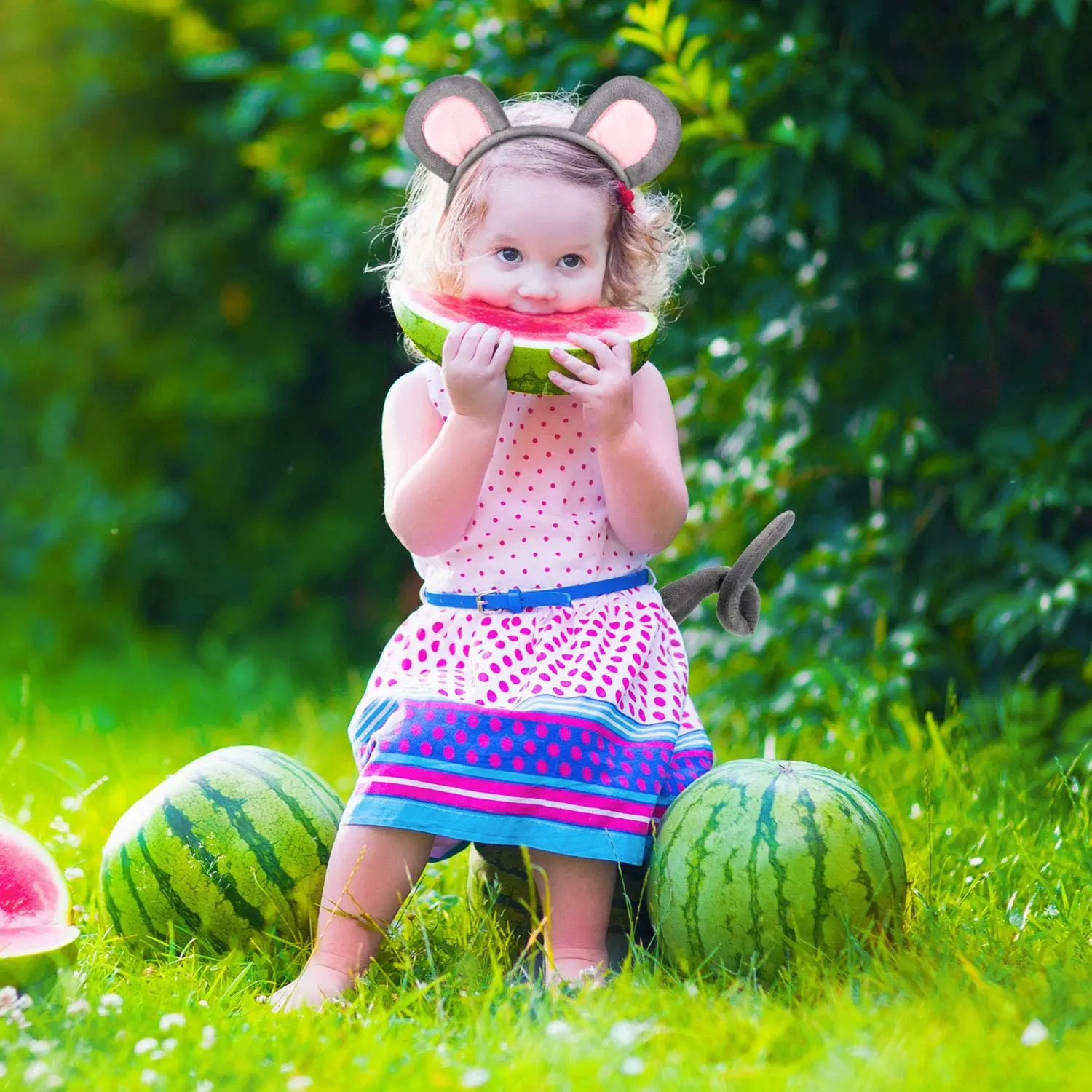 Повязка для волос мышь крысиные уши взрослых и детей |