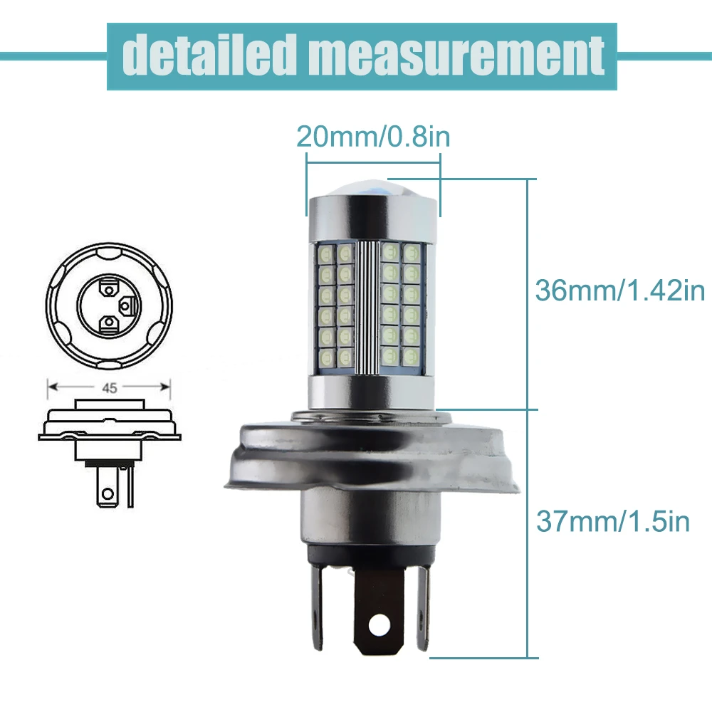 Фасветильник светодиодная P45T R2 8000 К 12 В 24 постоянного тока 1 пара |