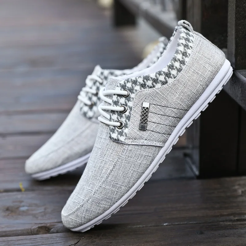 

Men Casual Shoes Canvas Breathable Driving Shoes Men Loafers Soft Comfortable Mens Flats Shoes Non-slip Lazy Fisherman Loafers