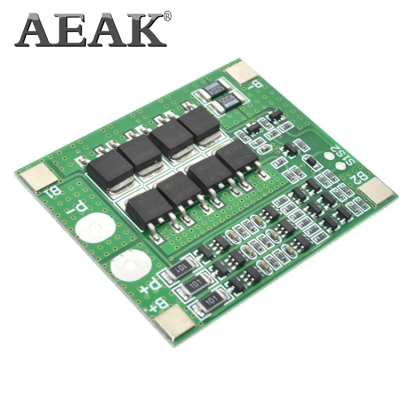Защитная плата AEAK 3S 25A Li-Ion 18650 BMS PCM bms pcm с балансировкой для литий-ионного