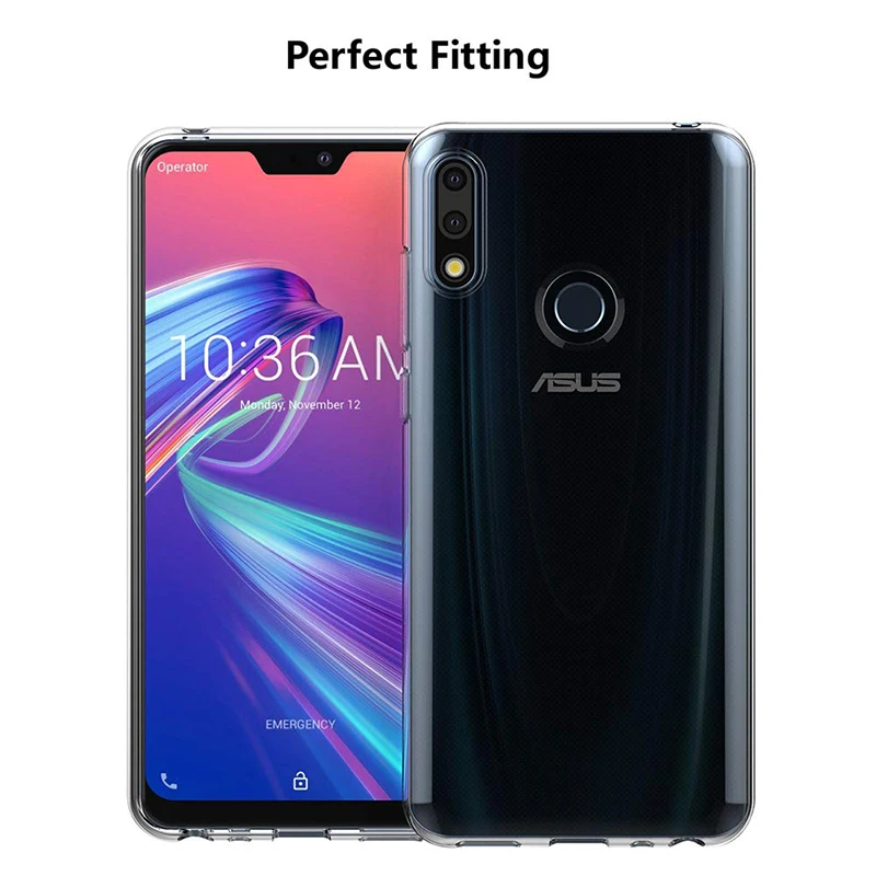 Чехол для Asus Zenfone Max Pro(M2) ZB631KL TPU силиконовый чистый мягкий чехол для Asus Zenfone Max M2 ZB633KL задняя крышка