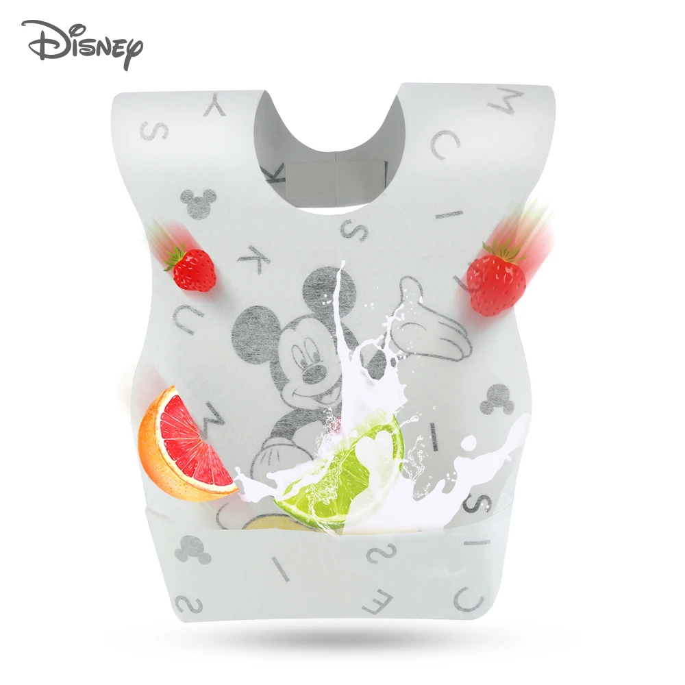 Слюнявчик Еду ребенка из мультфильма Disney водонепроницаемый супермягкий детский