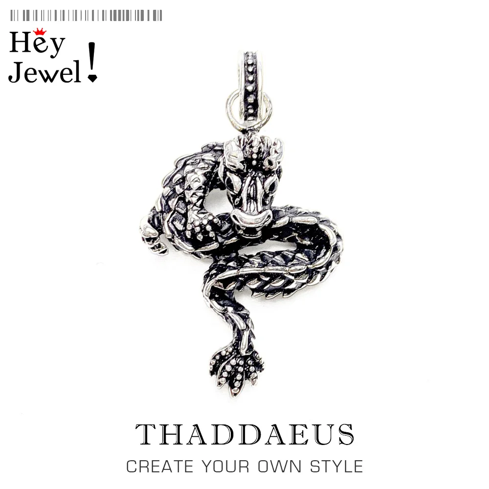 

Pendant Dragon,2019 Brand New Punk Fashion Jewelry Europe Bijoux 925 Sterling Silver Accessories Gift For Woman & Rebel Men
