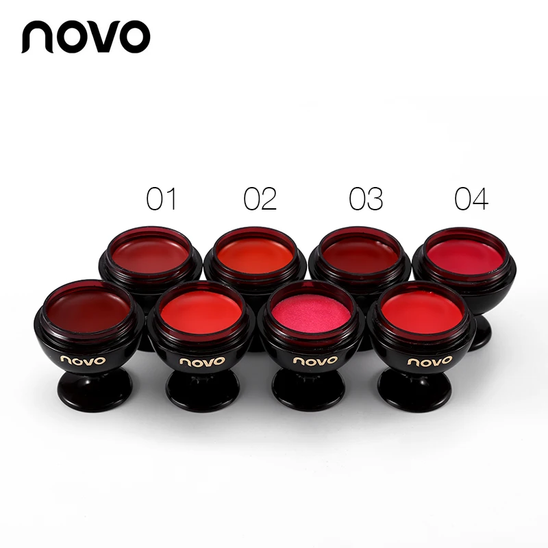 2 шт./лот Желейная помада с красным вином набор из двух кисточек для губ