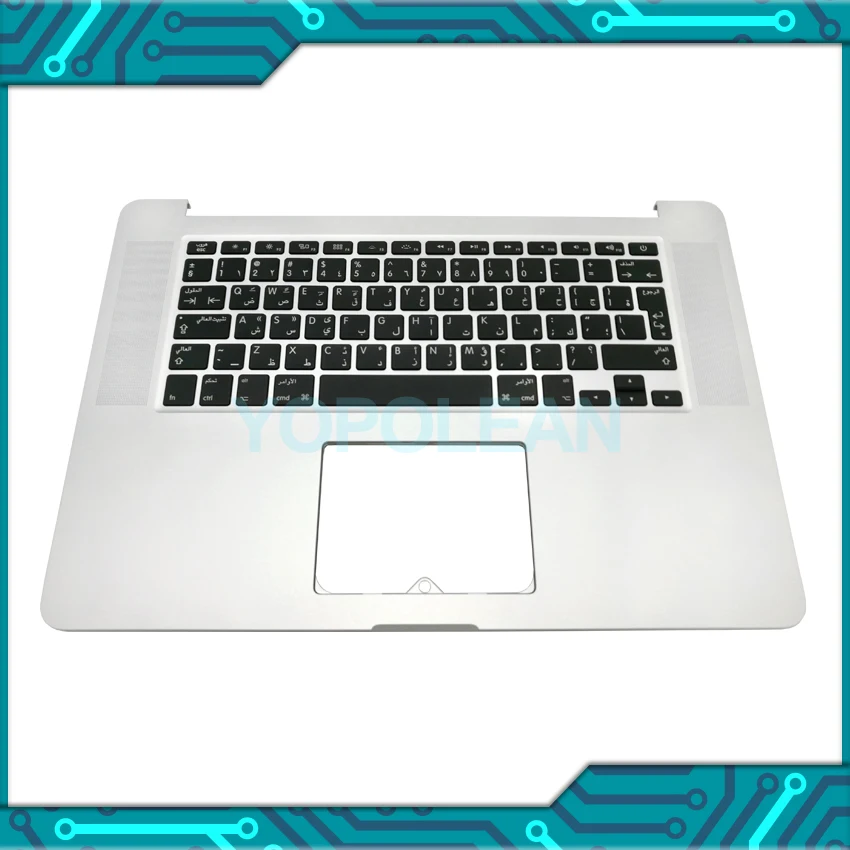 Оригинальная арабская клавиатура с подсветкой для Macbook Pro Retina 15 дюймов A1398 Topcase 2013