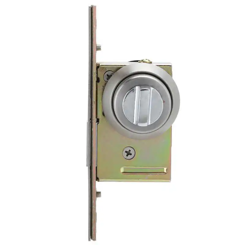 

Aluminum Alloy Anti-Theft Security Silent Door Lock Rotate Bolt Latch Slide Lock With Keys