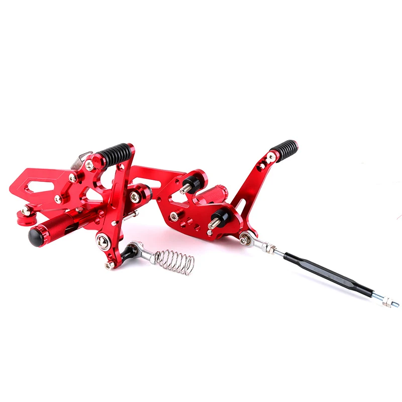 Мотоцикл CNC Универсальный Регулируемый Rearset подножка мото подножки педали