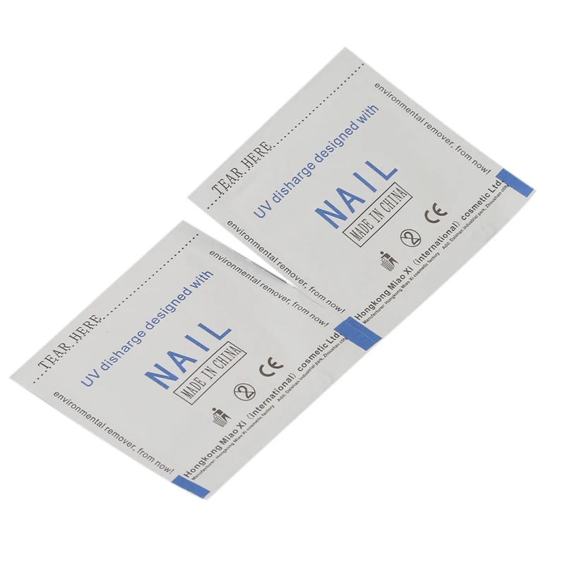

200Pcs / Set Of Nail Non-Woven + Unloading Water Unloading Nail Cleaning Kit Gel Nail Polish Remover Nail Tool