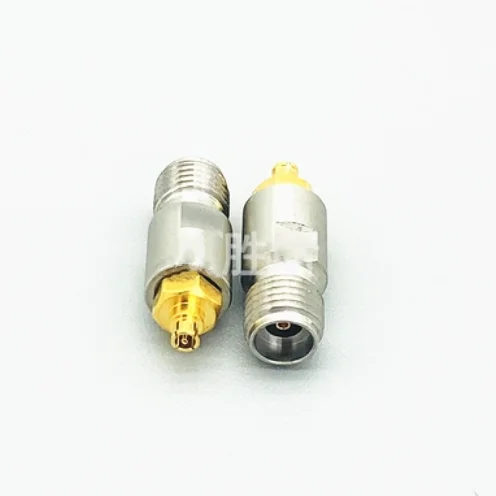 Adaptador de prueba de onda de acero inoxidable, conector hembra a hembra de 2,92mm, de alta frecuencia, DC-26.5G-1